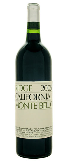 2005 | Ridge Vineyards | Monte Bello at CaskCartel.com