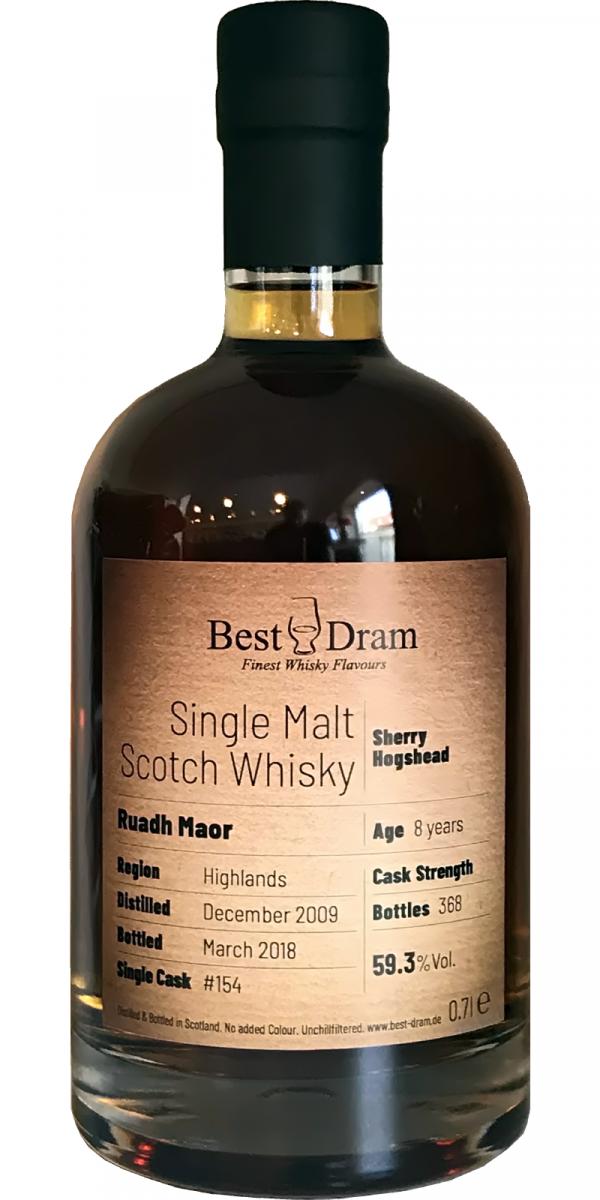 Ruadh Maor 2009 BD (Cask #154) 8 Year Old 2018 Release Single Malt Scotch Whisky | 700ML at CaskCartel.com