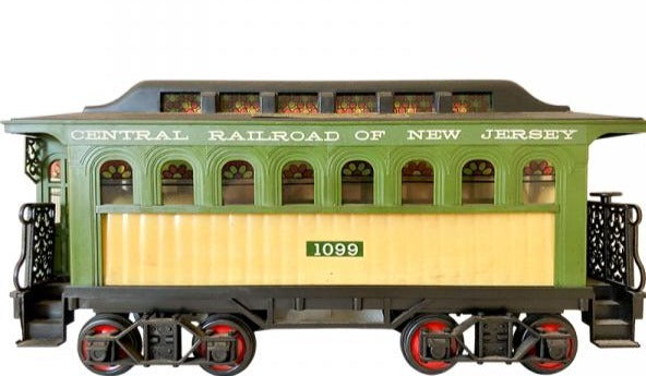 Jim Beam Passenger Car Train Decanter Central Railroad of New Jersey Whiskey