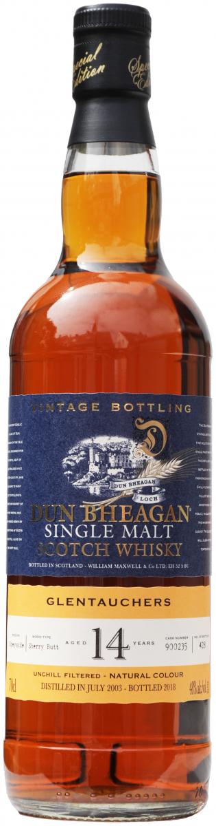Glentauchers 2003 (Ian Macleod) Dun Bheagan (Cask #900235) 14 Year Old 2018 Release Single Malt Scotch Whisky | 700ML at CaskCartel.com