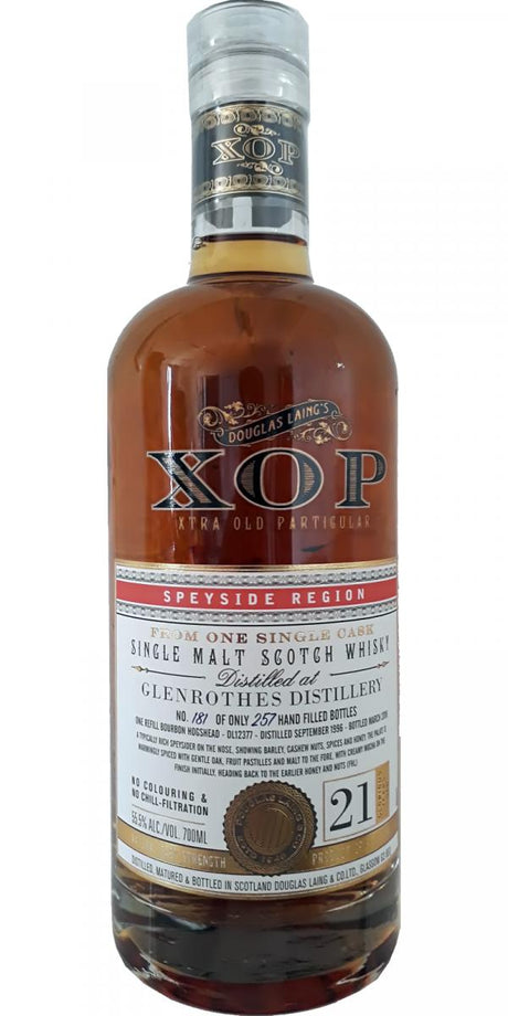 Glenrothes 1996 DL XOP - Xtra Old Particular (Cask #DL 12377) 21 Year Old 2018 Release Single Malt Scotch Whisky | 700ML at CaskCartel.com