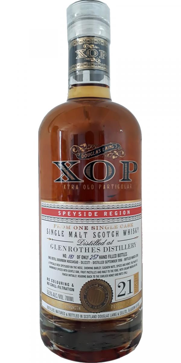 Glenrothes 1996 DL XOP - Xtra Old Particular (Cask #DL 12377) 21 Year Old 2018 Release Single Malt Scotch Whisky | 700ML at CaskCartel.com