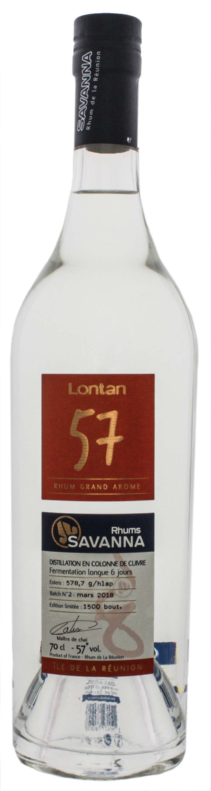 Savanna Rhum Lontan 57 Batch No.3 Blanc Rum | 700ML