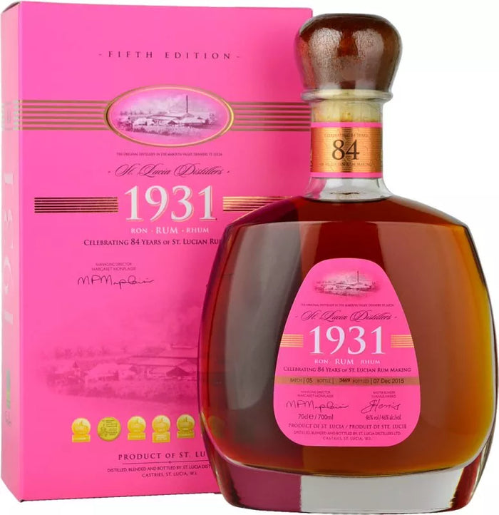 St Lucia (1931) 84th Anniversary Fifth Edition Rum | 700ML