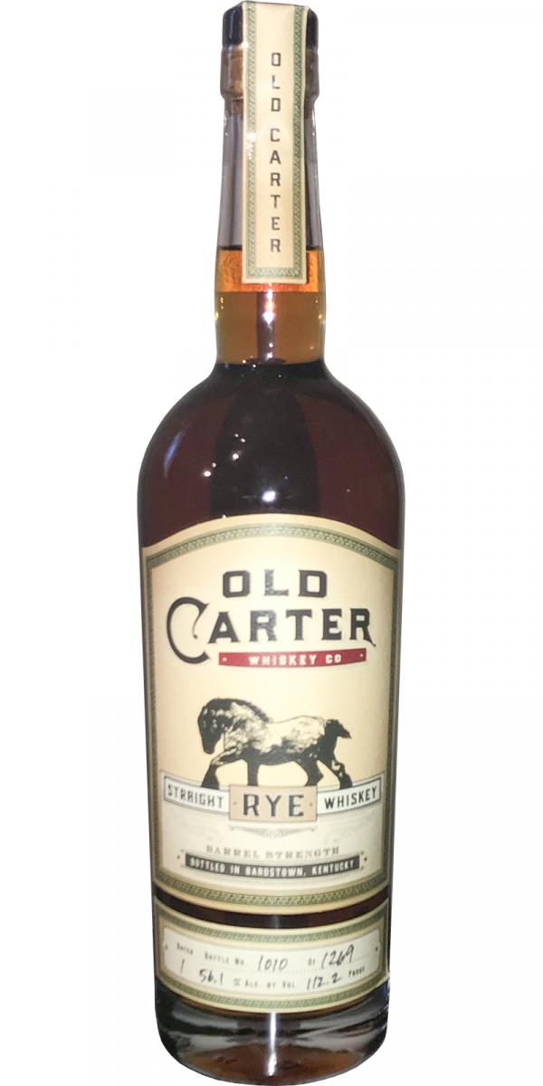 Old Carter Rye Whiskey