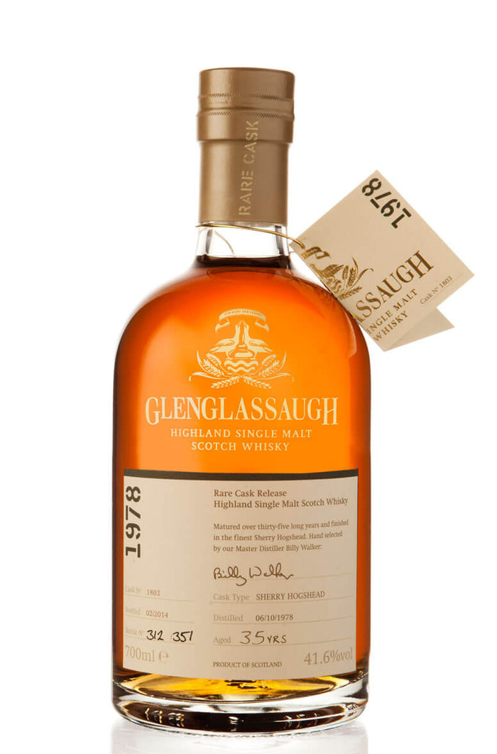 Glenglassaugh 1980 Batch 1 Sherry Hogshead Cask 1803 35 Year Old Single Malt Scotch Whisky