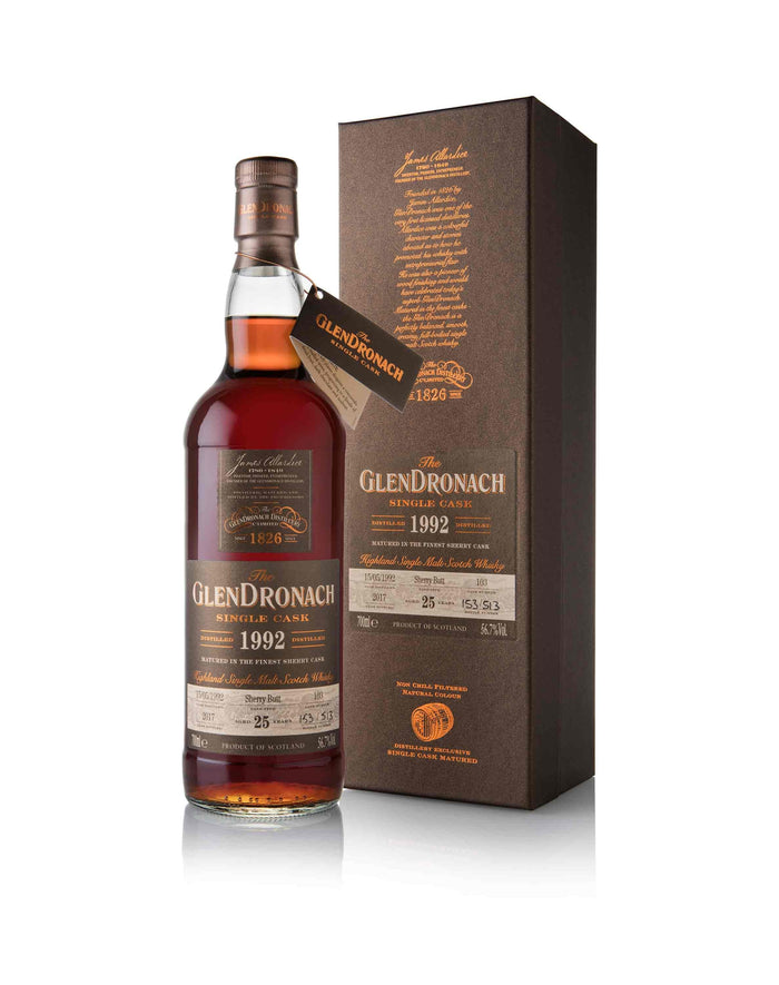 Glendronach 1992 25 Year Old Batch 16 Cask #103 Single Malt Scotch Whisky