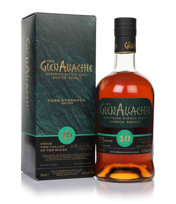 GlenAllachie 10 Year Old Cask Strength (Batch 8) | 700ML at CaskCartel.com