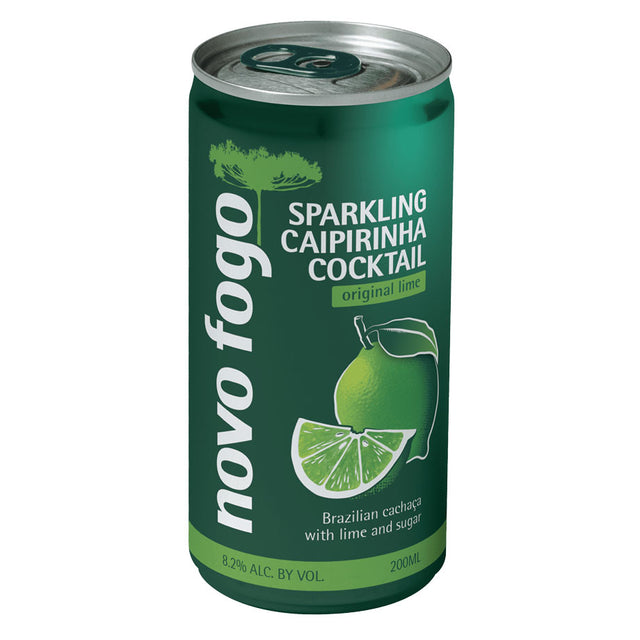 Novo Fogo Sparkling Caipirinha Cocktail Original Lime | 4x200ML at CaskCartel.com