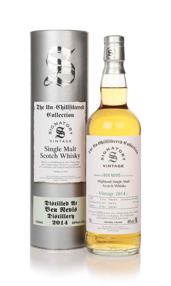 Ben Nevis 8 Year Old 2014 (casks 277 & 278) - Un-Chilfiltered Collection (Signatory) | 700ML at CaskCartel.com