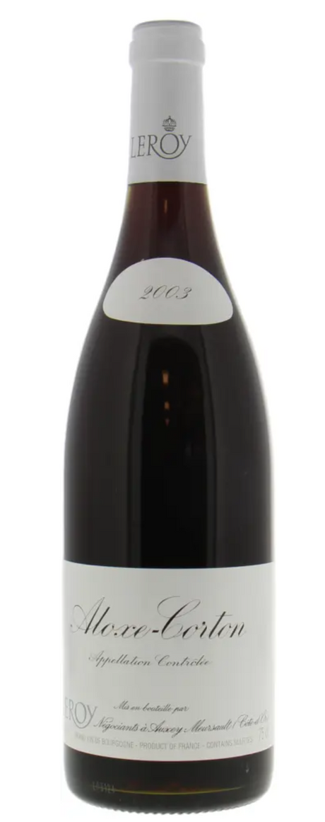 2003 | Maison Leroy | Aloxe Corton late release 2020 at CaskCartel.com