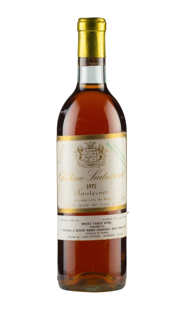 1971 | Chateau Suduiraut | Sauternes at CaskCartel.com