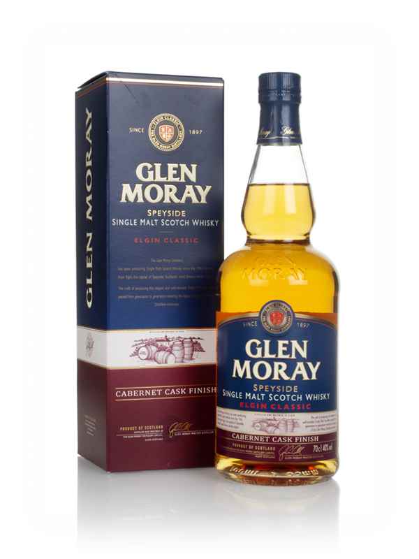 Glen Moray Cabernet Cask Finish - Elgin Classic | 700ML at CaskCartel.com