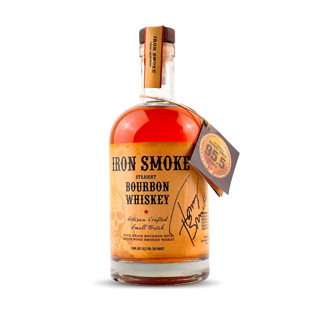 Tommy Brunett | Iron Smoke Straight Bourbon Whiskey | Signed Autographed at CaskCartel.com