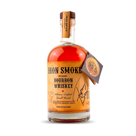 Tommy Brunett | Iron Smoke Straight Bourbon Whiskey | Signed Autographed at CaskCartel.com