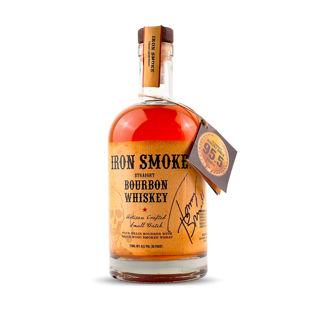 Tommy Brunett | Iron Smoke Straight Bourbon Whiskey | Signed Autographed at CaskCartel.com