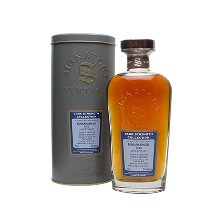 Bunnahabhain 27 Year Old Single Malt (Signatory Bottling) Scotch Whisky at CaskCartel.com