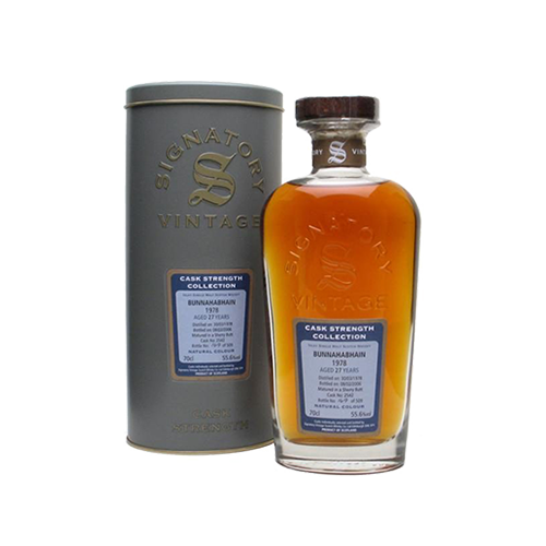 Bunnahabhain 27 Year Old Single Malt (Signatory Bottling) Scotch Whisky at CaskCartel.com