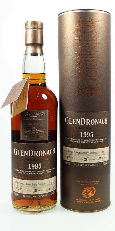 Glendronach 1995 Oloroso Sherry Puncheon 20 Year Old at CaskCartel.com