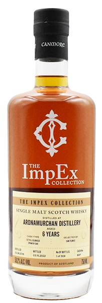 The Impex Collection Ardnamurchan 6 Year Old First Fill Oloroso Cask # 86P Highland Single Malt 2016 Scotch Whisky at CaskCartel.com