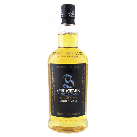 Springbank Single Cask Aged 20 Year Old Single Malt Scotch Whisky at CaskCartel.com