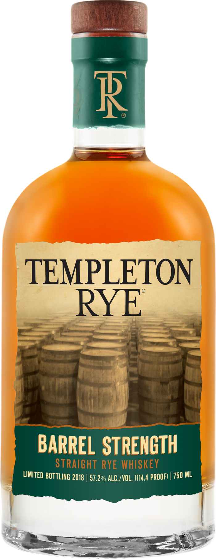 Templeton Barrel Strength Straight Rye Whiskey