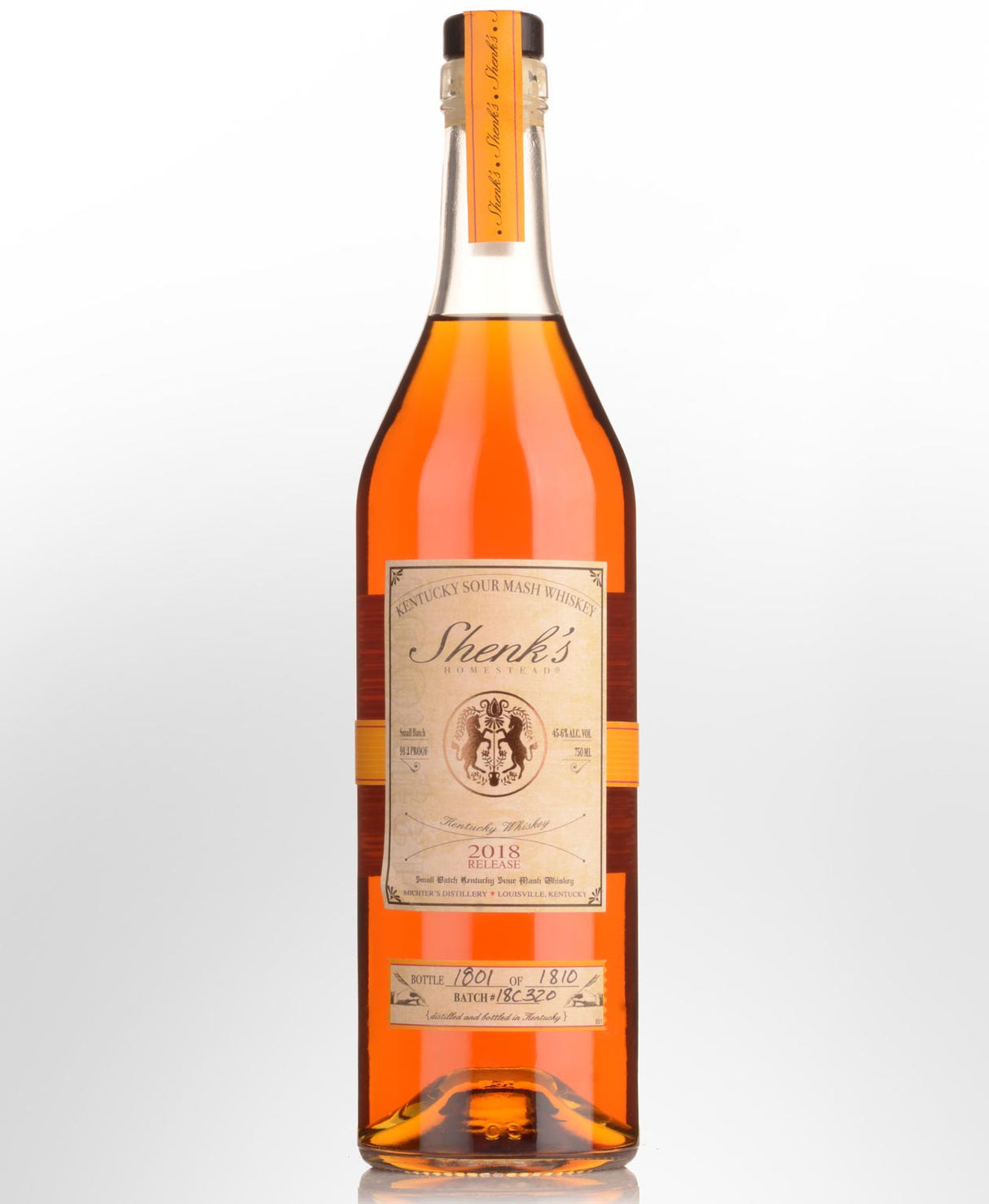 Shenk’s Homestead 2018 Kentucky Sour Mash Whiskey - CaskCartel.com