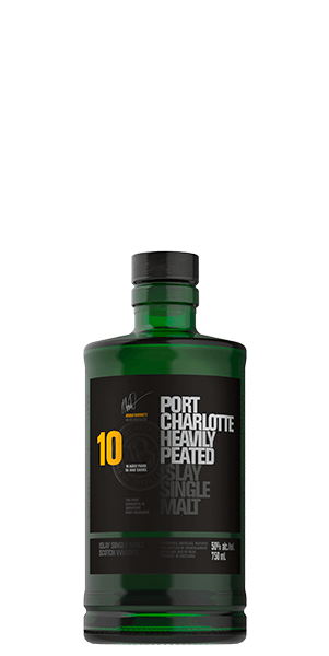 Bruichladdich Port Charlotte 10 Year Old Heavily Peated Scotch Whisky