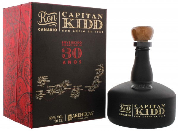 Arehucas Capitan Kidd 30 Year Old Anejo Rum  | 700ML