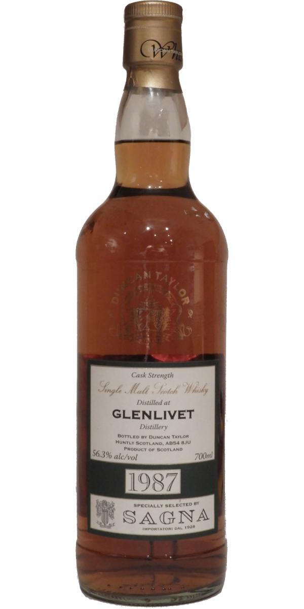 The Glenlivet 1987, Bottled 2010 (22 Year Old) Duncan Taylor Scotch Whisky | 700ML at CaskCartel.com