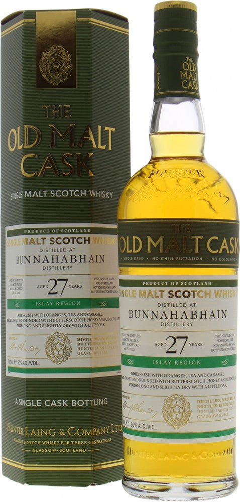 Bunnahabhain 27 Year Old (D.1991, B.2019) Old Malt Cask Scotch Whisky | 700ML