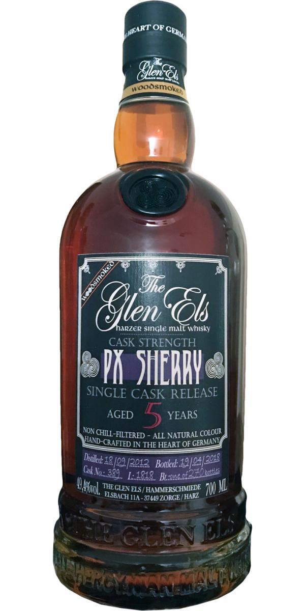 Glen Els 2012 - PX Sherry Woodsmoked - Single Cask Release (Cask #389) 5 Year Old 2018 Release Single Malt Whisky | 700ML at CaskCartel.com