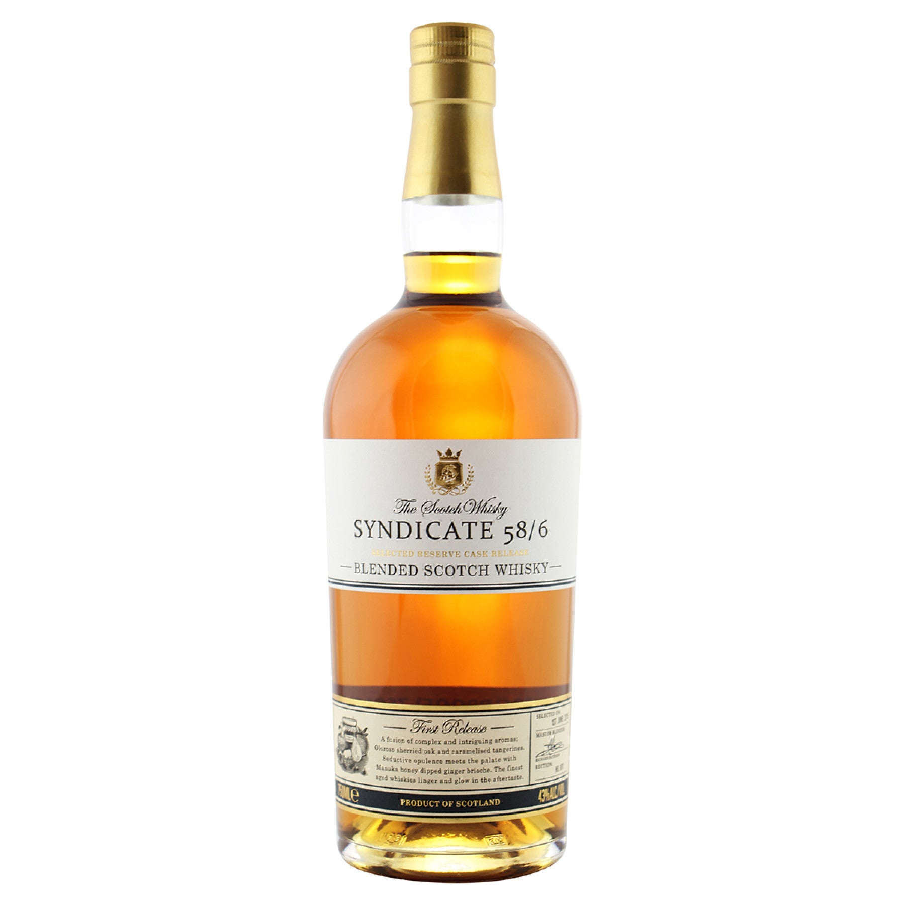 BUY] Syndicate 58/6 Premium Blended Scotch Whisky at CaskCartel.com