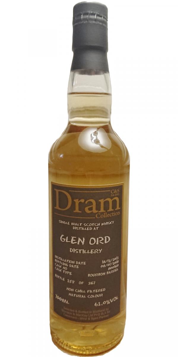 Glen Ord 2012 C&S Dram Collection (Cask #800160) 5 Year Old 2018 Release Single Malt Scotch Whisky | 700ML at CaskCartel.com