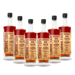Conviction 1929 Double Oak Straight Bourbon Whiskey (6) Bottle Bundle at CaskCartel.com