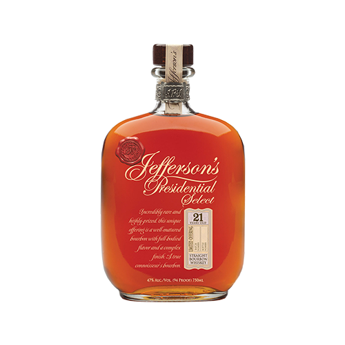 Jefferson's Presidential 21 Year Old Select Kentucky Straight Bourbon Whiskey