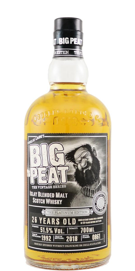 Big Peat 26 Year Old (D.1992, B.2018) The Platinum Edition Scotch Whisky | 700ML at CaskCartel.com