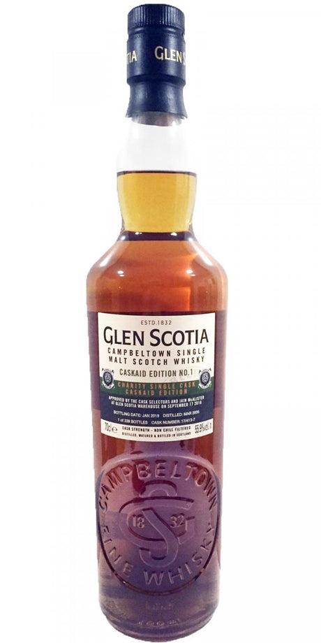 Glen Scotia 2005 CaskAid Edition No. 1 2019 Release (Cask #17/413-7) Single Malt Scotch Whisky | 700ML at CaskCartel.com