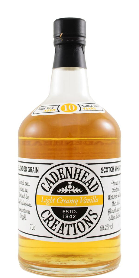 Creations 2007 (Cadenhead's) Light Creamy Vanilla (Batch No. 4) 10 Year Old 2018 Release Blended Grain Scotch Whisky | 700ML at CaskCartel.com