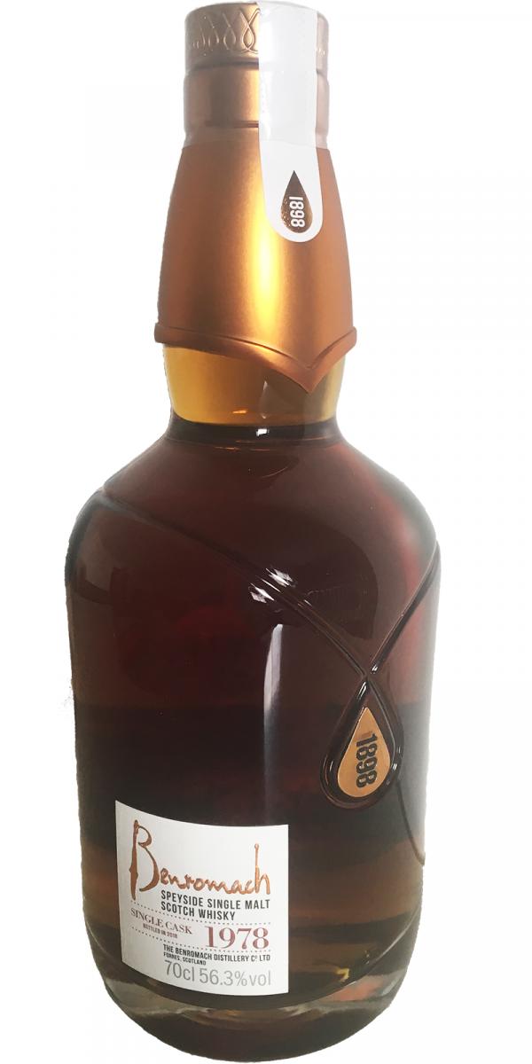 Benromach 1978 (Bottled 2018) Single Cask Scotch Whisky | 700ML at CaskCartel.com