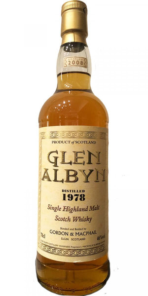 Glen Albyn 1978 (Bottled 2008) Gordon & MacPhail Scotch Whisky | 700ML at CaskCartel.com