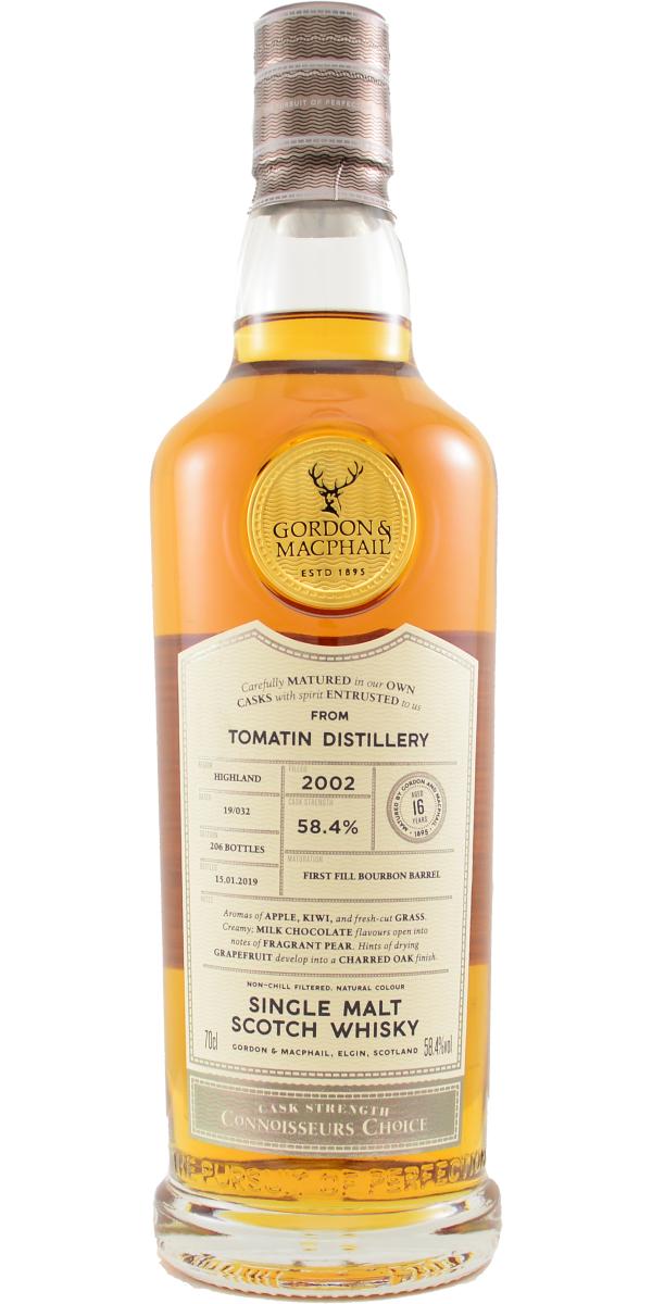 Tomatin 2002-2019 Gordon & MacPhail 16 Year Old Single Malt Scotch Whisky  | 700ML