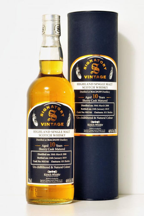Macduff 2008 (Signatory Vintage) Un-chillfiltered & Natural Colour 10 Year Old 2019 Release (Cask #900346) Single Malt Scotch Whisky | 700ML at CaskCartel.com
