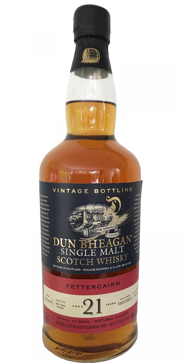 Fettercairn 21 Year Old (D.1996, B.2018) Dun Bheagan Scotch Whisky | 700ML at CaskCartel.com