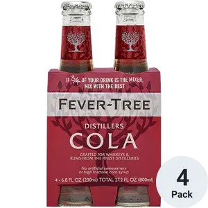 Fever Tree Distillers Cola | 4X200ML at CaskCartel.com