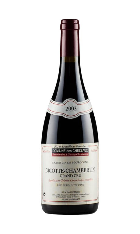 2003 | Domaine des Chezeaux | Griotte-Chambertin Grand Cru at CaskCartel.com