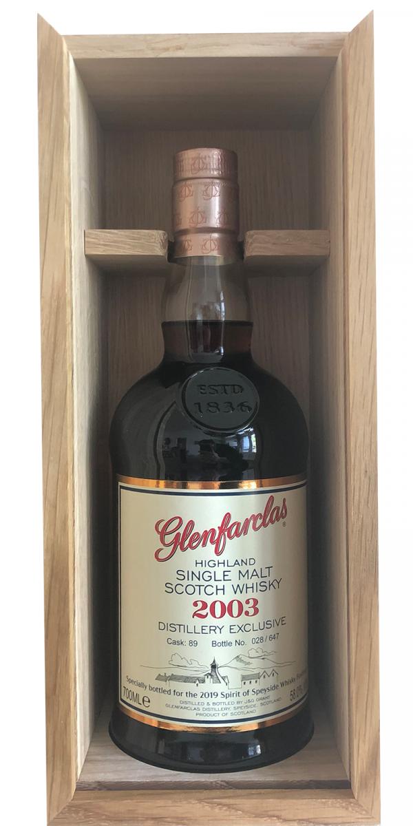 Glenfarclas 2003 Distillery Exclusive 2019 Release (Cask #89) Single Malt Scotch Whisky | 700ML at CaskCartel.com