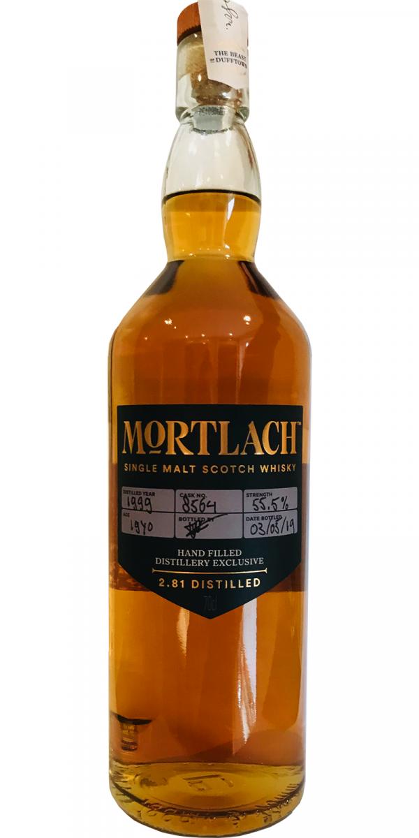 Mortlach 1999 Hand Filled at the Distillery 19 Year Old 2019 Release (Cask #8564) Single Malt Scotch Whisky | 700ML at CaskCartel.com