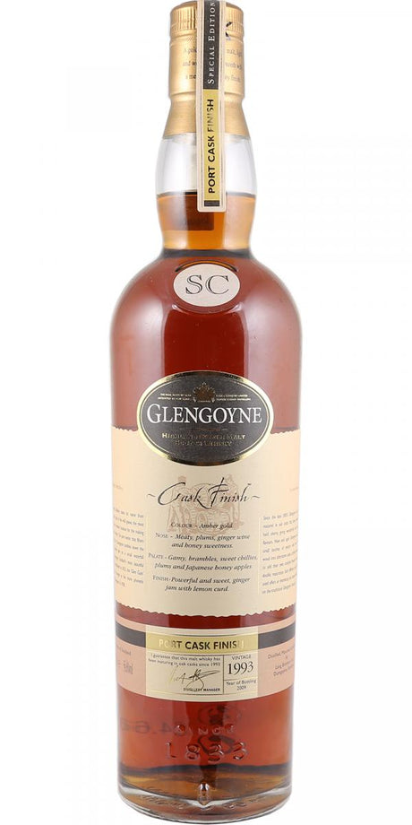 Glengoyne Vintage 1993 (Bottled 2009) Port Cask Finish Scotch Whisky | 700ML at CaskCartel.com