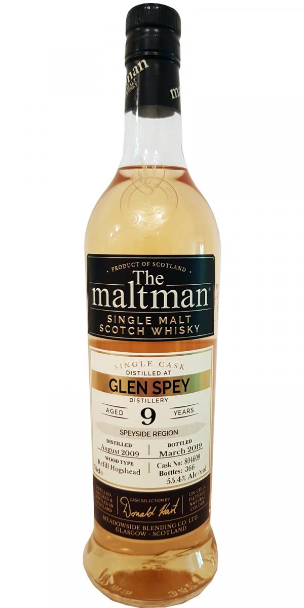 Glen Spey 2009 Meadowside Blending The Maltman 9 Year Old 2019 Release (Cask #804609) Single Malt Scotch Whisky | 700ML at CaskCartel.com